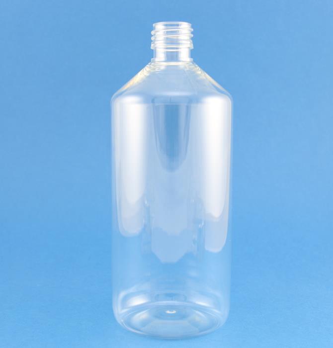 750ml Alpha Veral Bottle Clear PET 28mm Neck